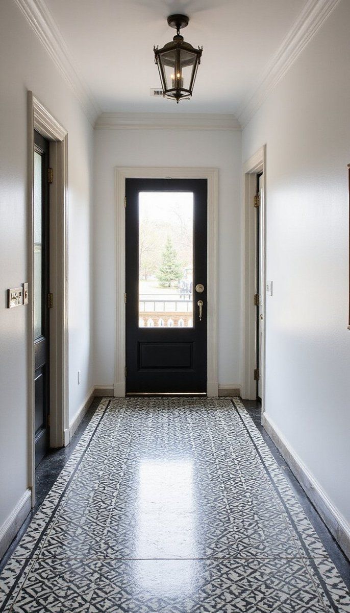Patterned tiles for a chic foundation