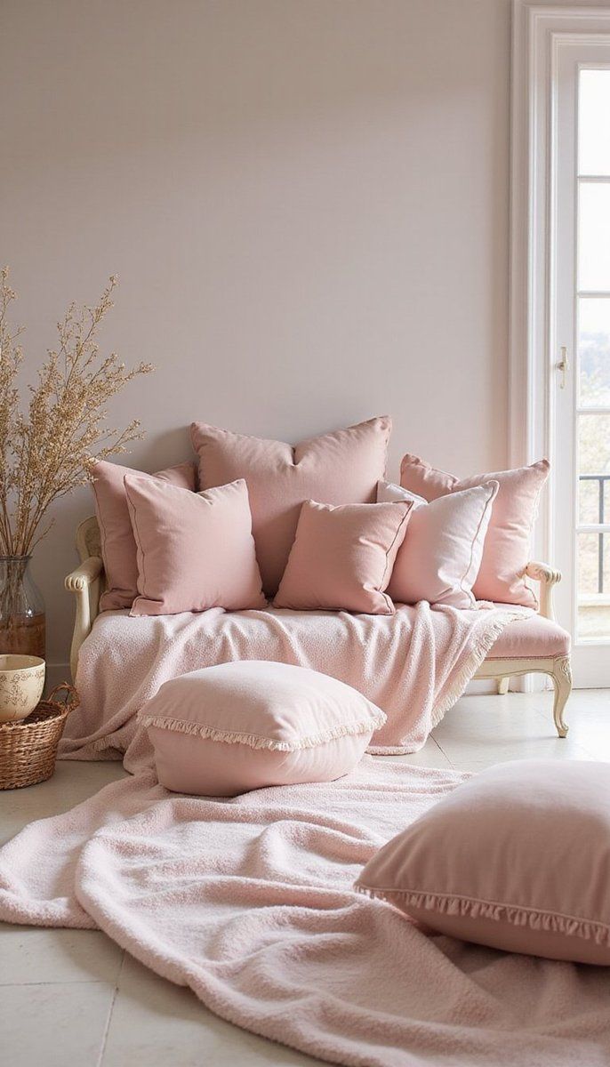 Pink Power: romantic touches that pop