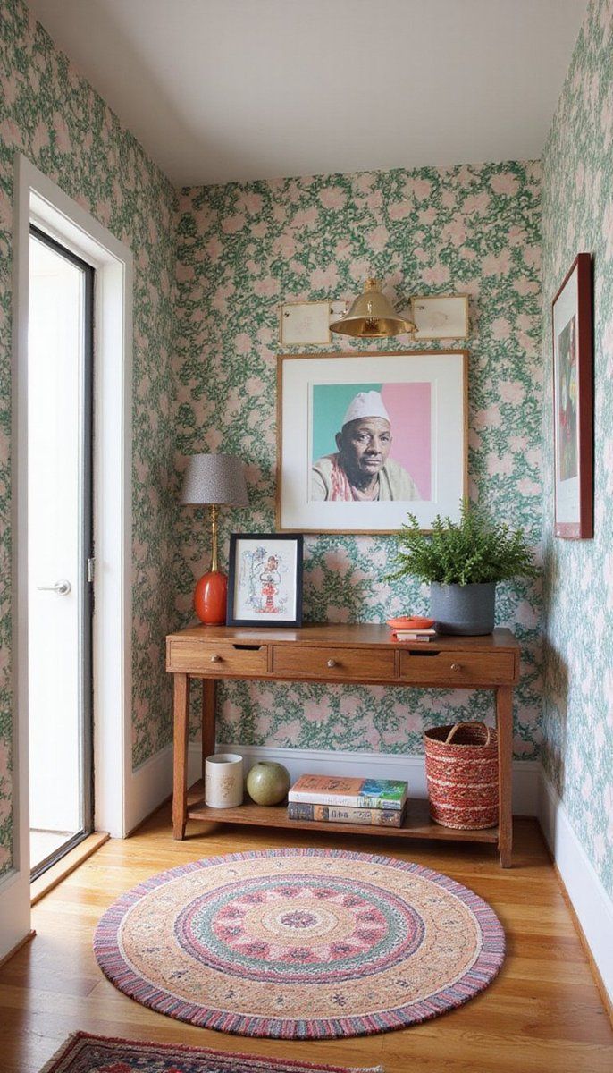 Playful patterns with eclectic wallpaper