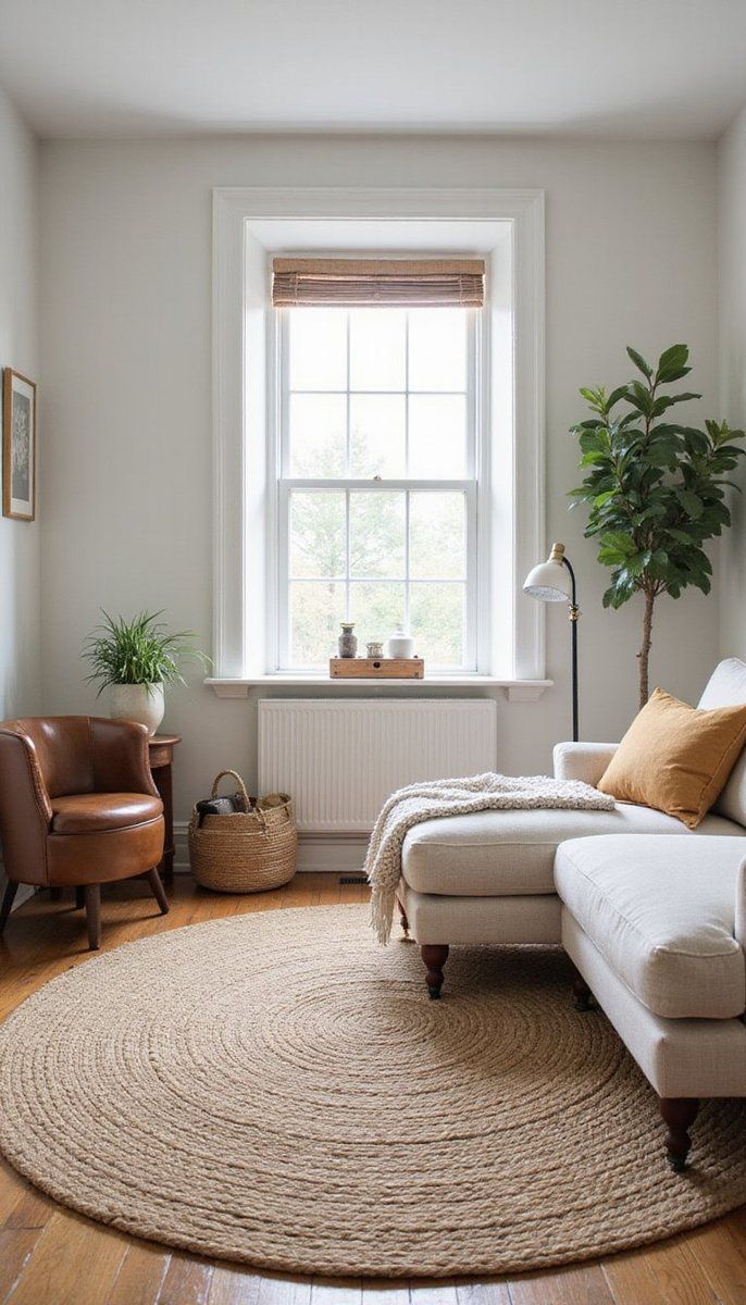Plush Jute and Wool Area Rug