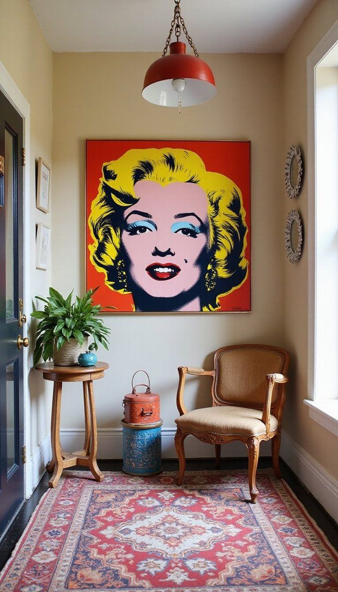 Pop art pieces for a playful touch