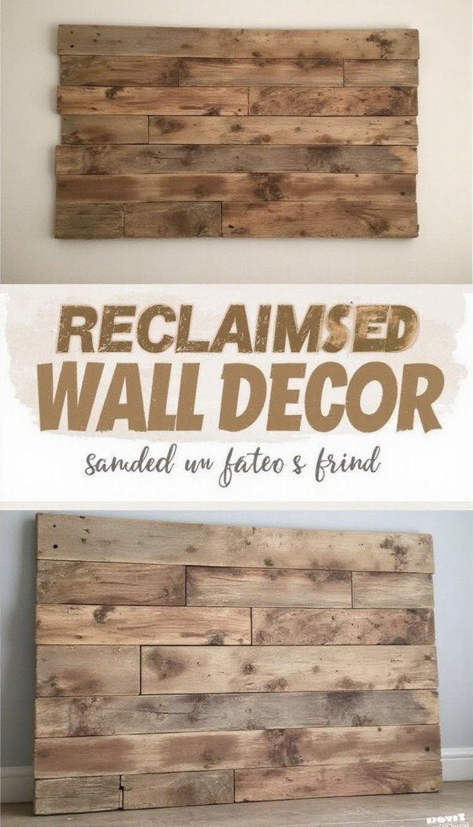 Rethink Pallets for Rustic Wall Decor
