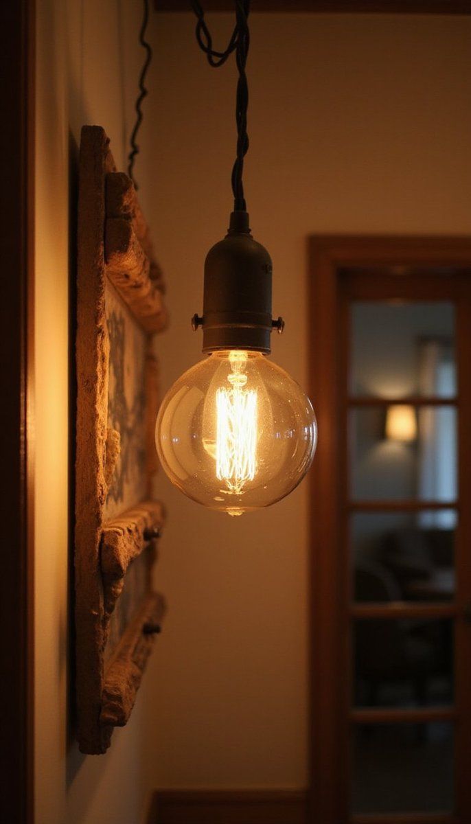 Retro lighting fixtures with a touch of glam