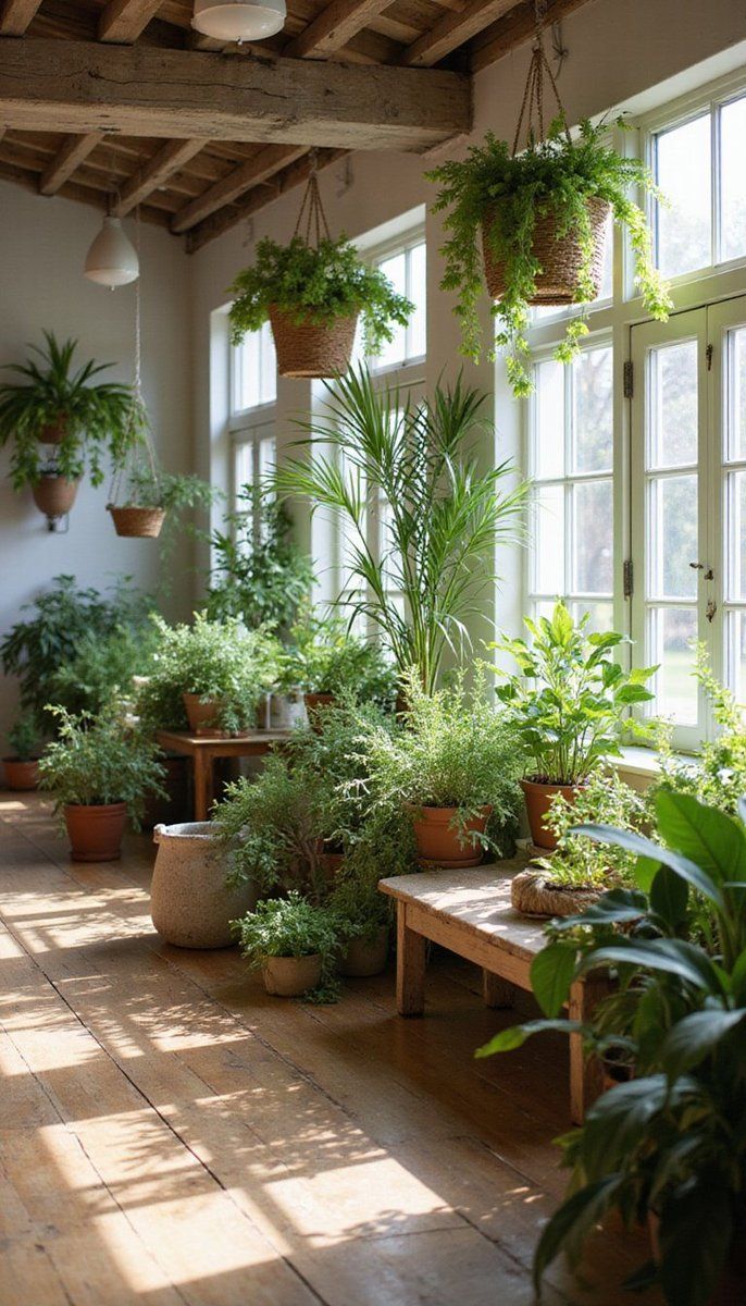 Revitalizing spaces with greenery and plants