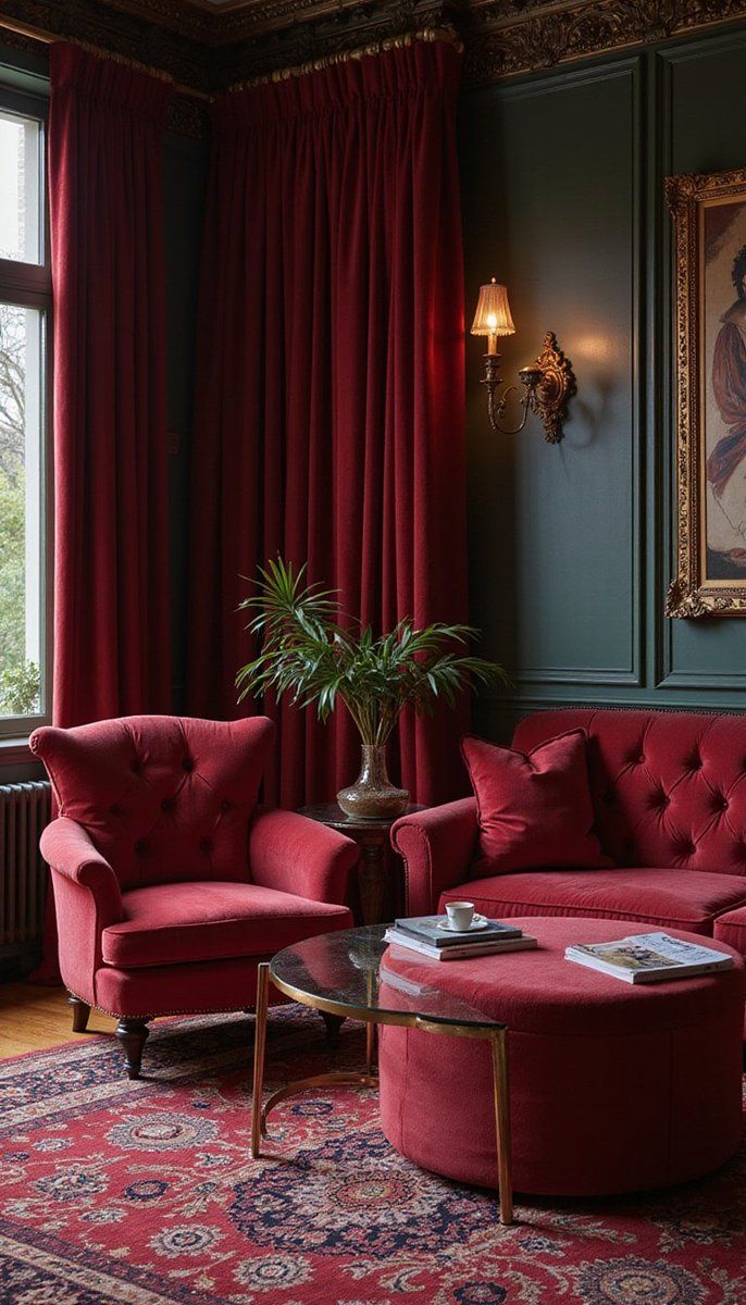 Rich Jewel Tones: Bold Luxury Feel