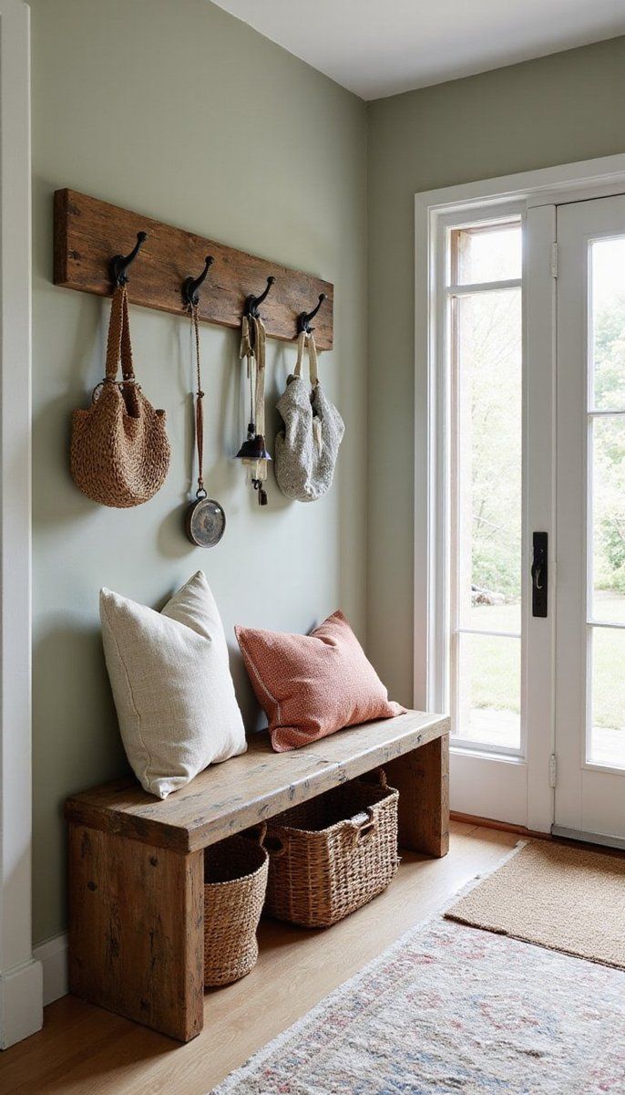 Rustic charm with reclaimed wood accents