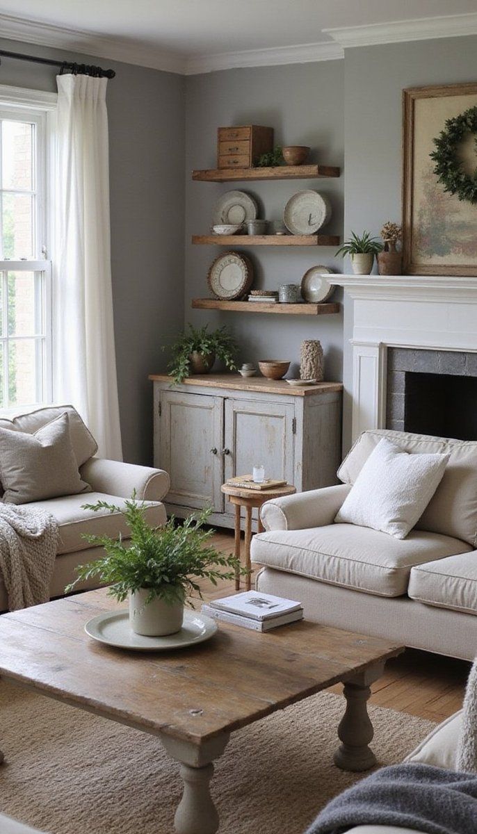 Rustic chic with a farmhouse touch