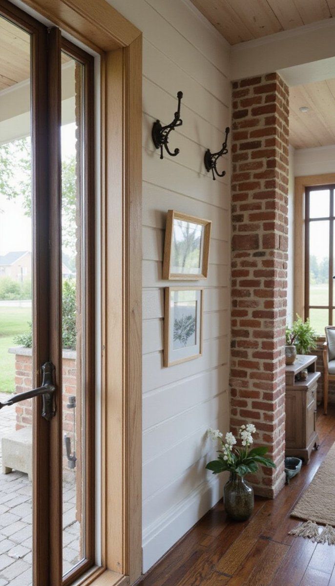 Rustic hooks for practicality