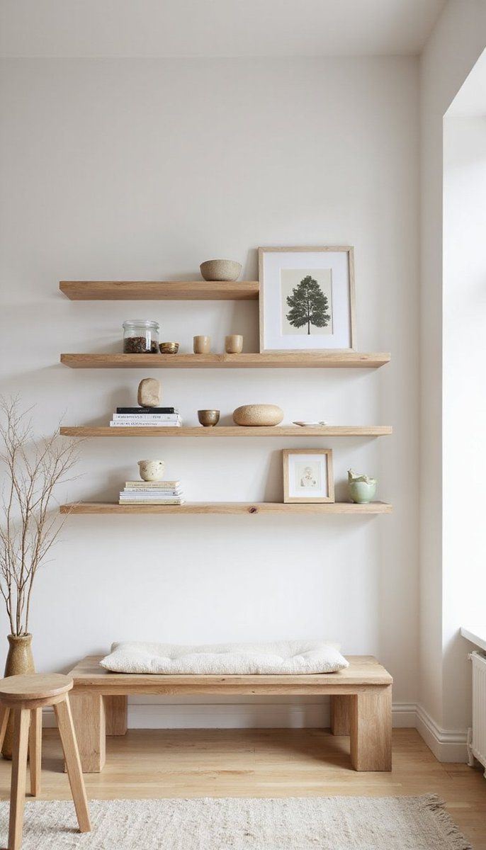 Simplicity of Floating Shelves