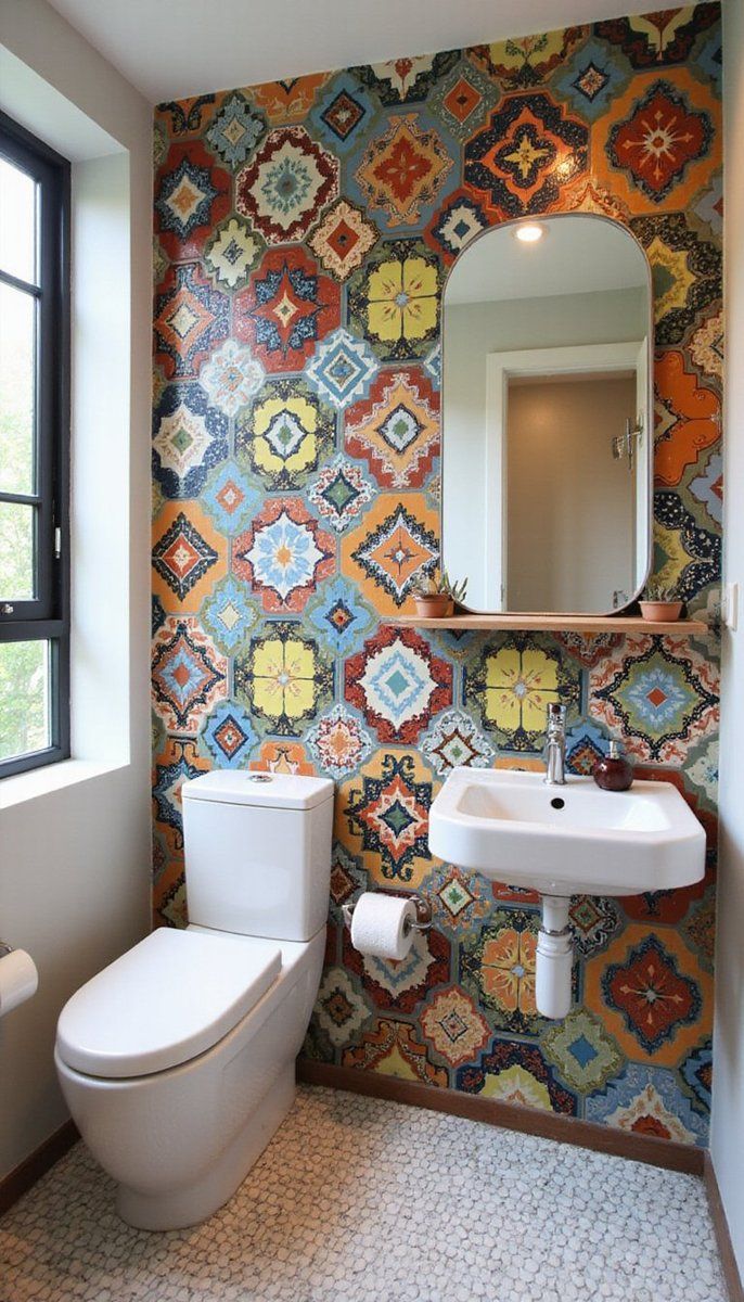 Sophisticated tile murals