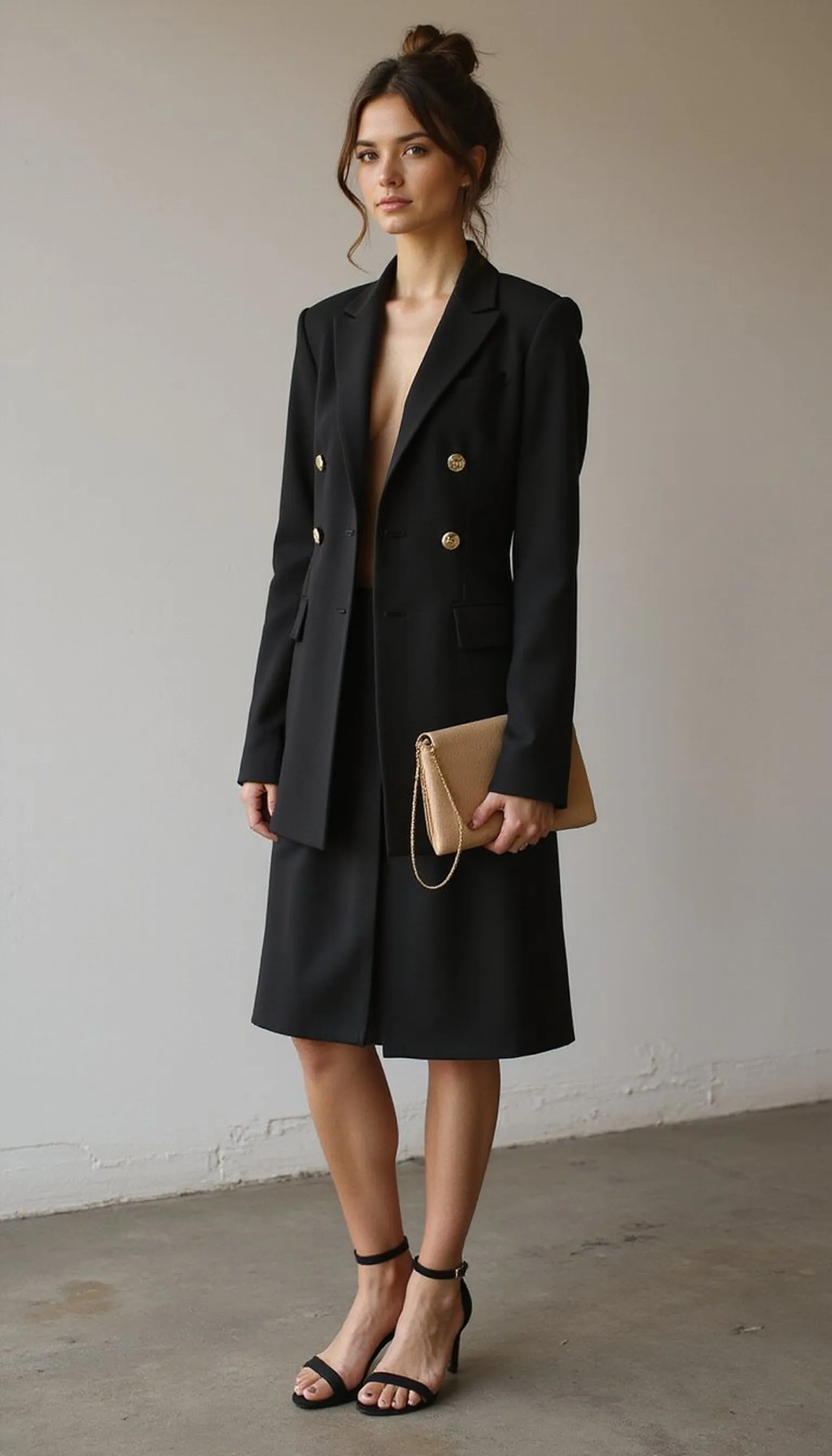 Bold blazer dress for a confident entrance
