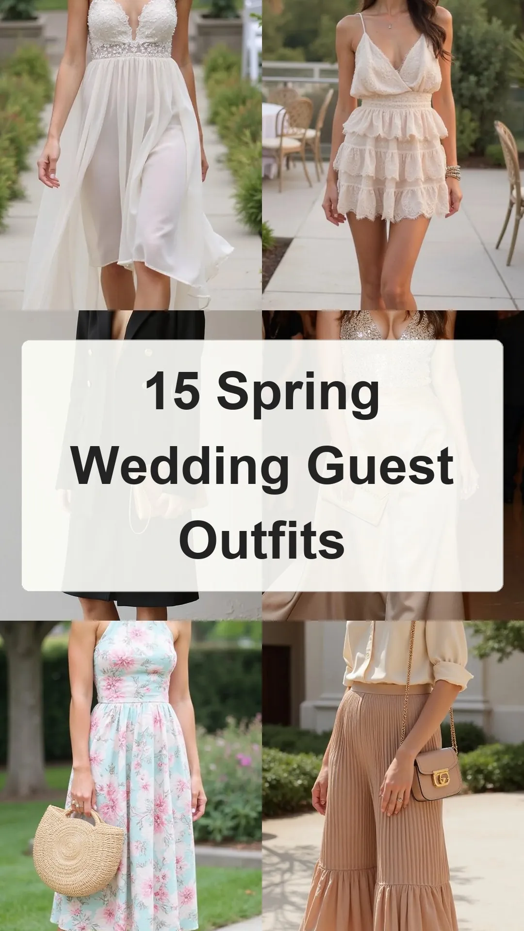 15 Spring Wedding Guest Outfits collage 2