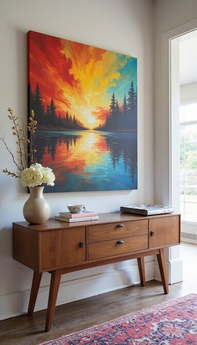 Statement art for a bold entrance