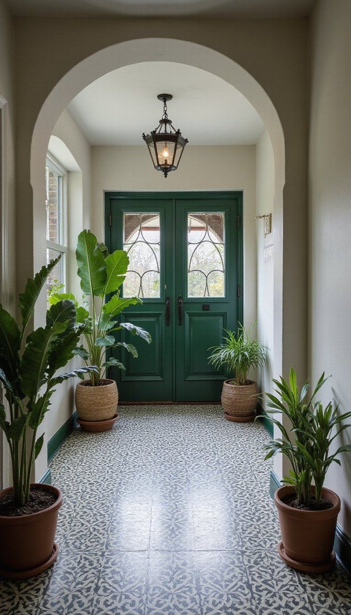 Statement flooring with intricate tiles