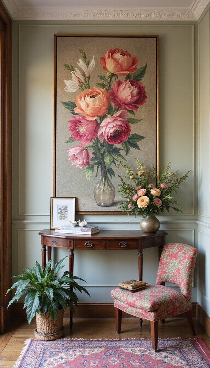 Statement florals add romance
