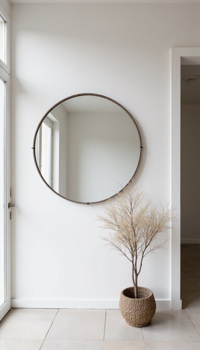 Statement mirrors to enhance space