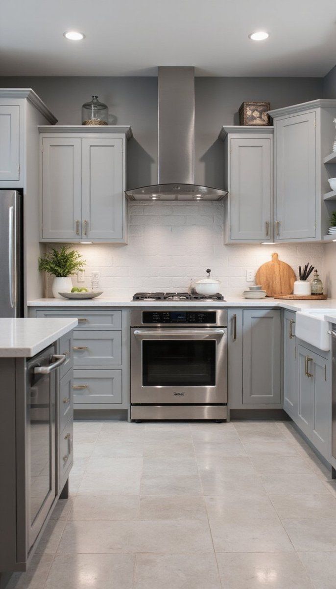 Stone gray for a cool sophistication