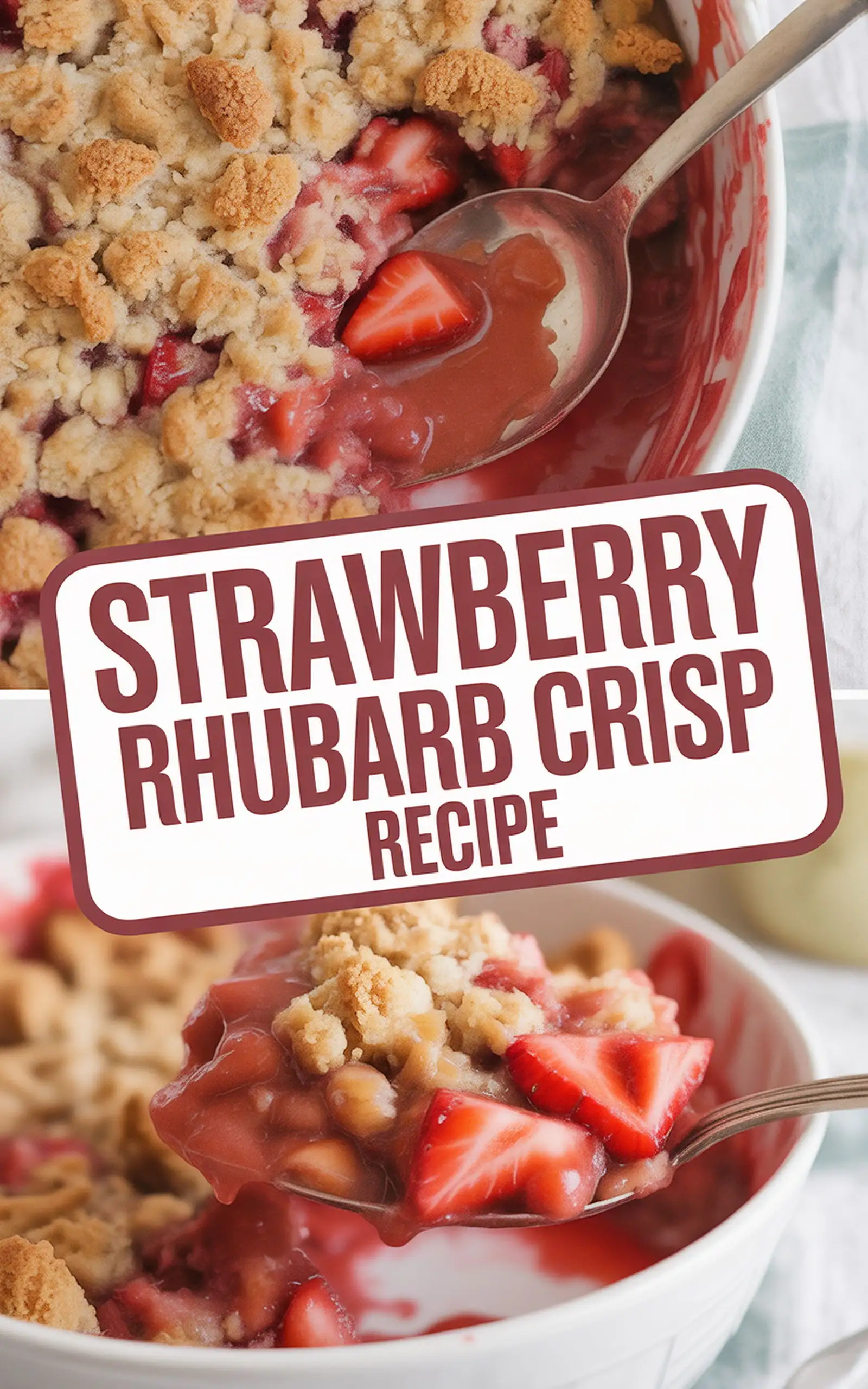 Strawberry Rhubarb Crisp Recipe recipe idea in stylish layout