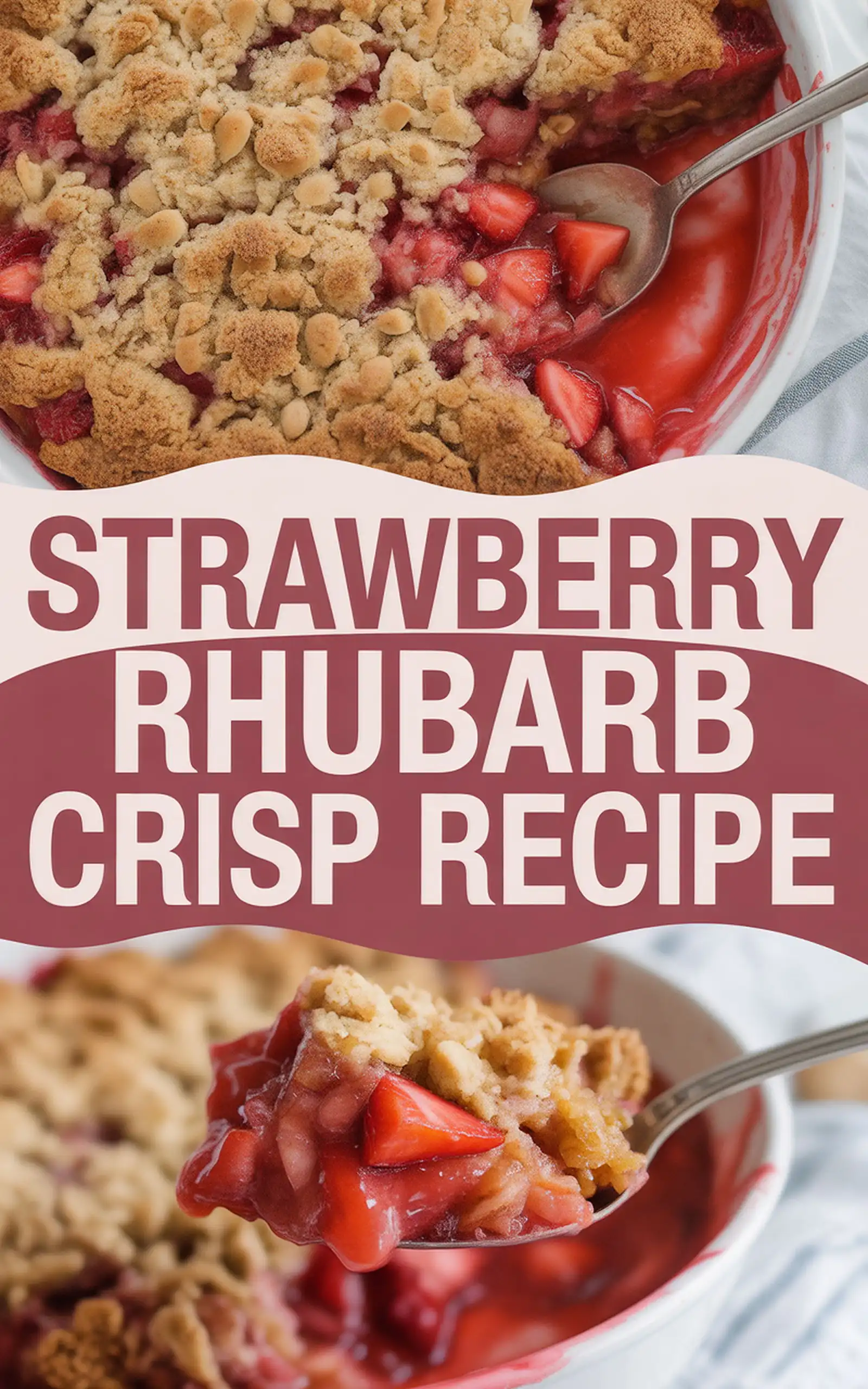 Strawberry Rhubarb Crisp Recipe recipe idea in stylish layout