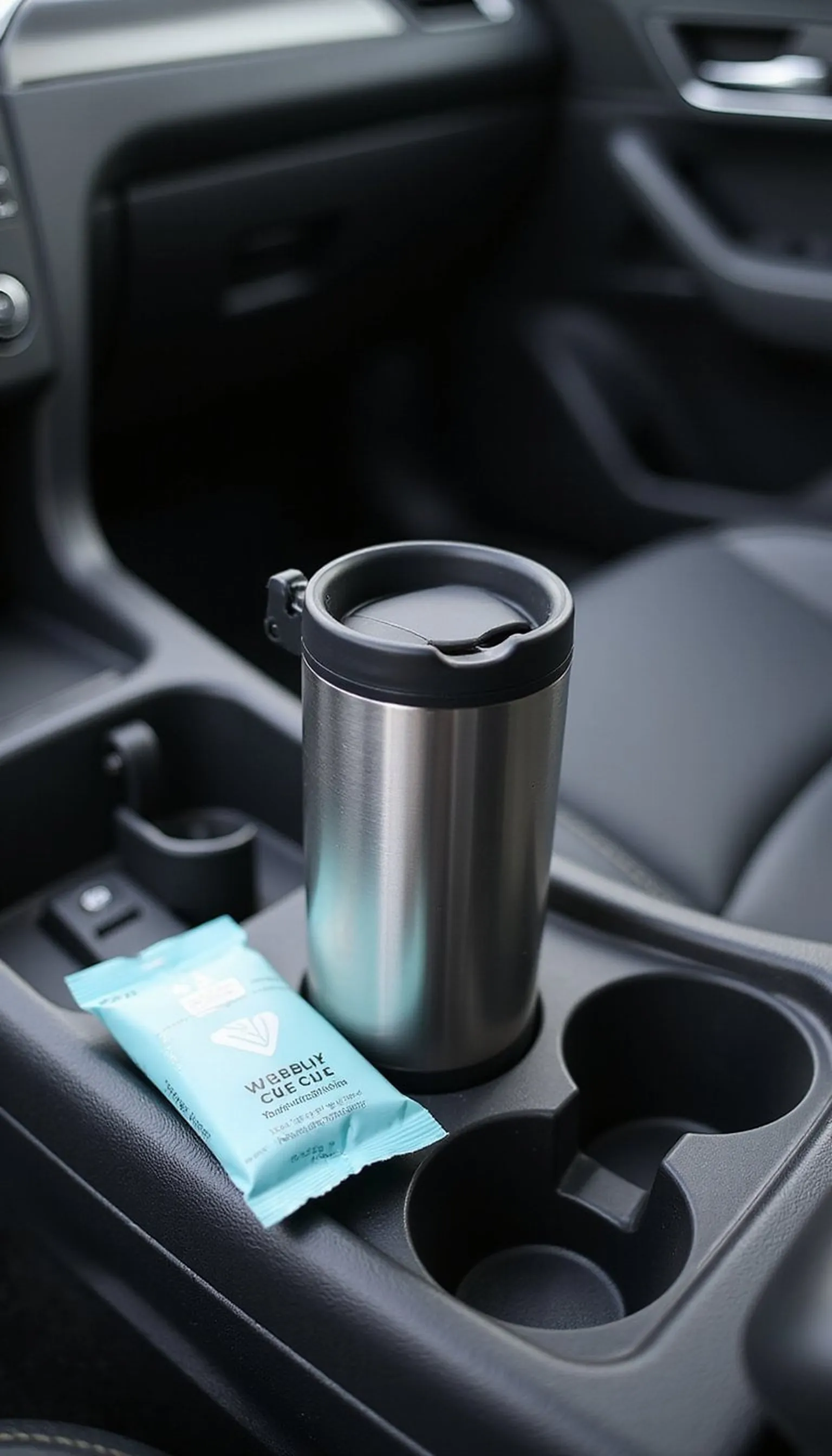 Portable mini trash can keeps the car tidy