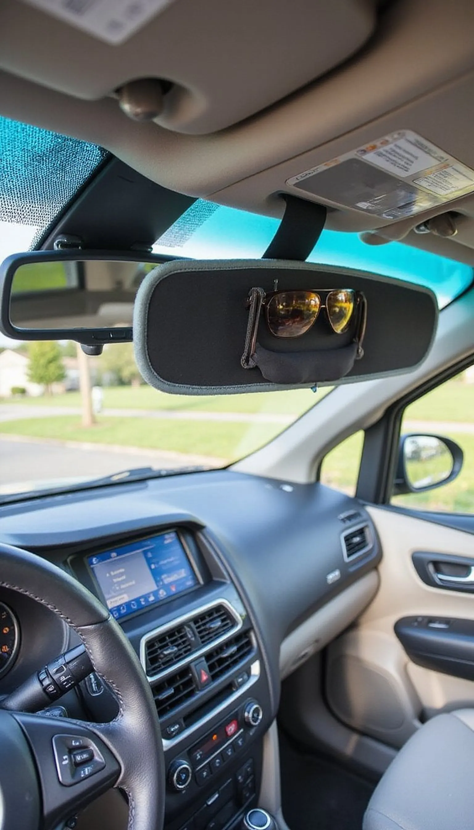 Sunshade and visor organizers for summer glare