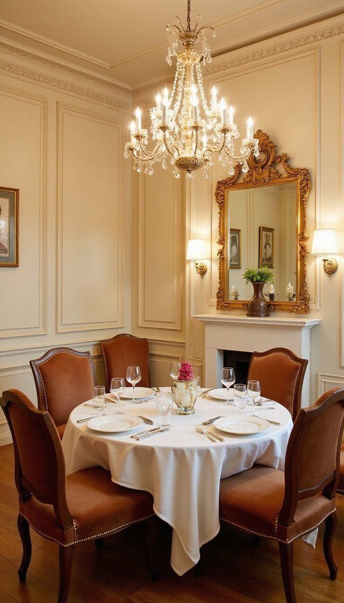 The elegance of gold and cream