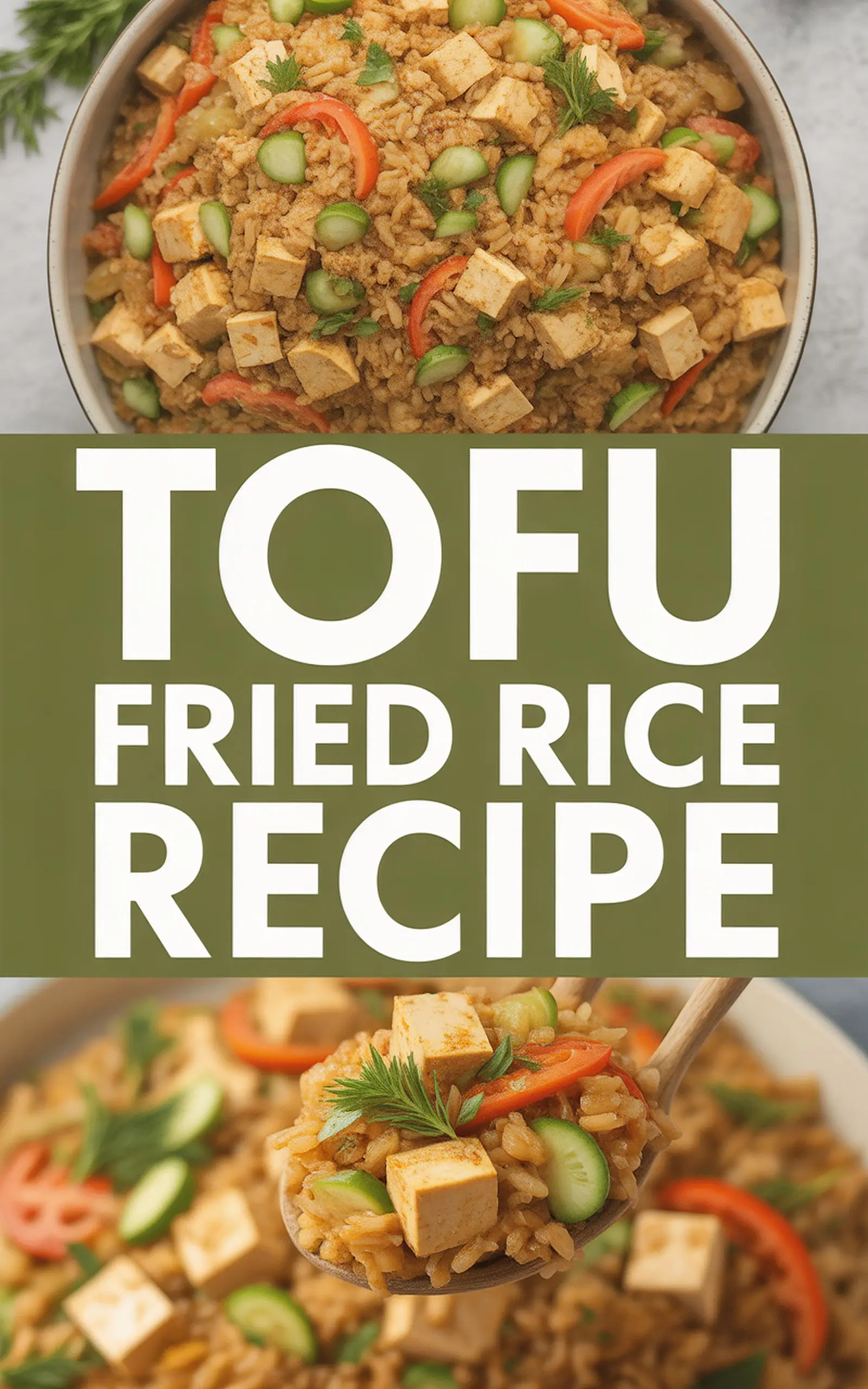 Tofu Fried Rice Recipe recipe idea in stylish layout