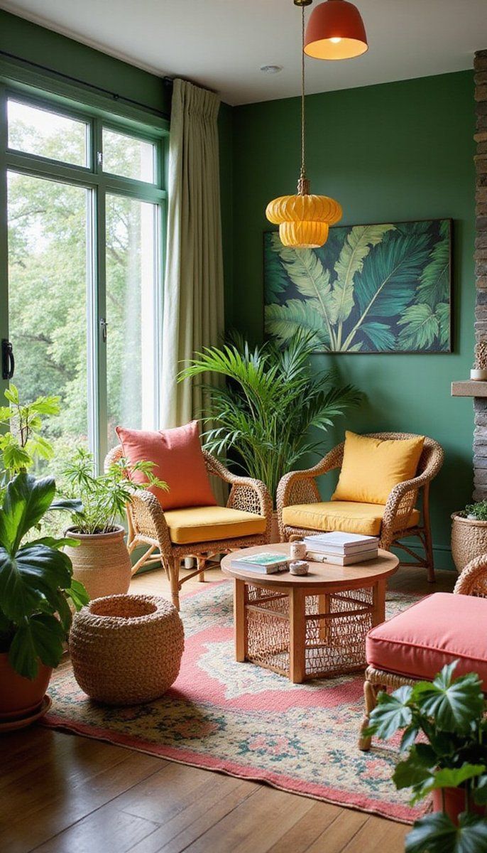 Tropical paradise indoors