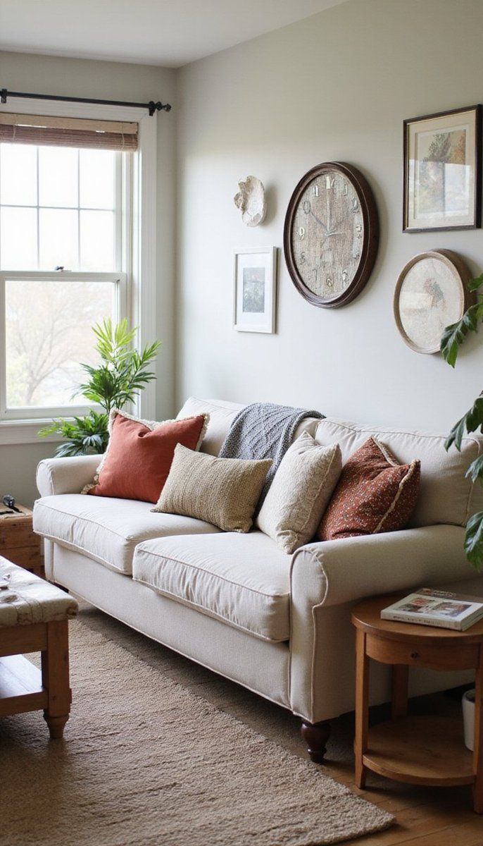 Upcycled fabric throw pillows