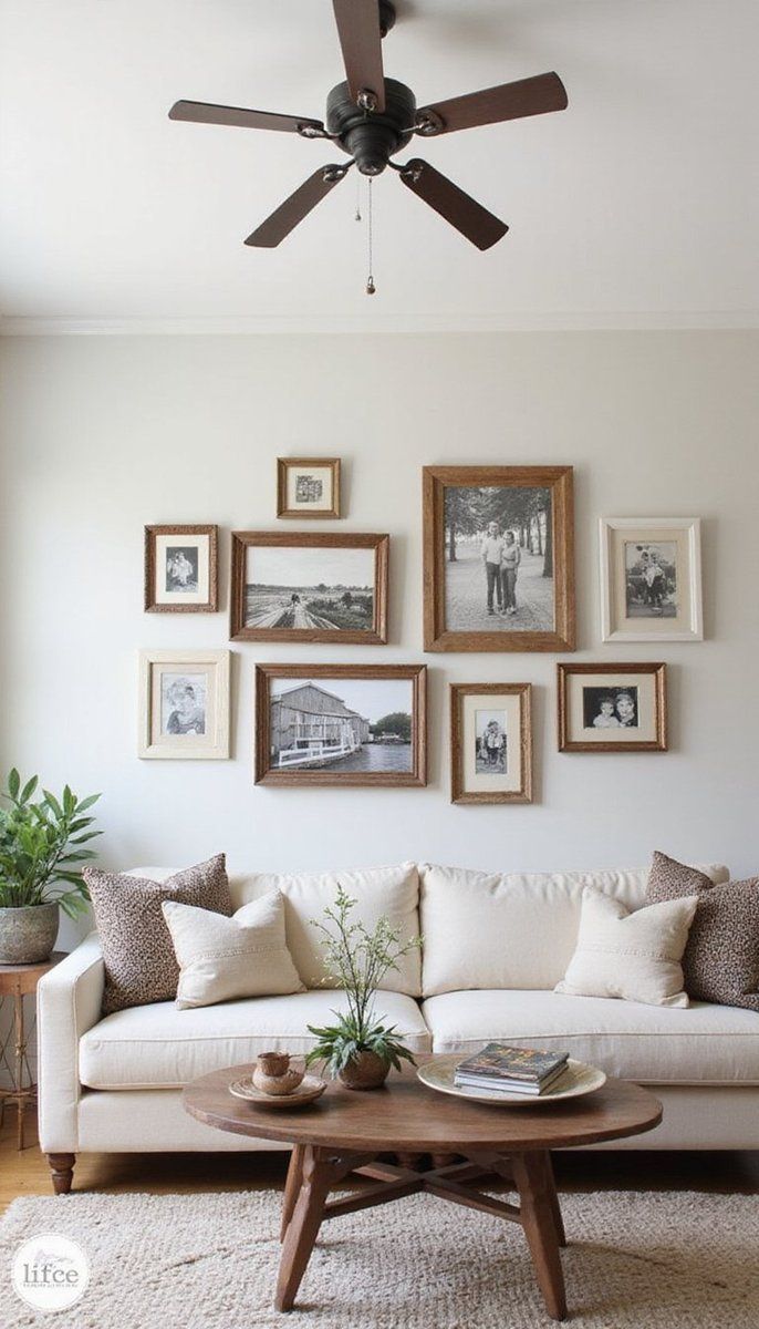 Upcycled wood photo frames