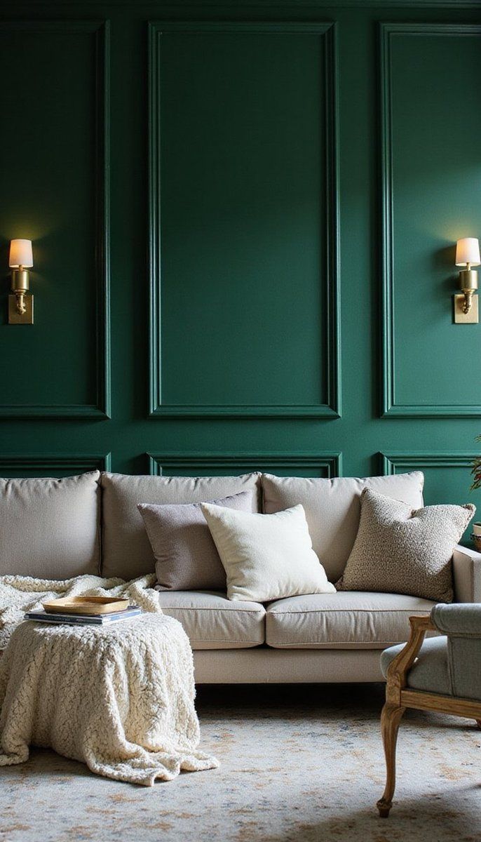 Velvet wall panels for a plush effect