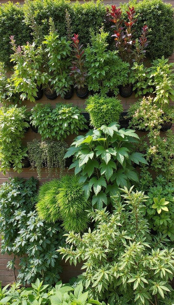 Vertical gardens for space-saving beauty