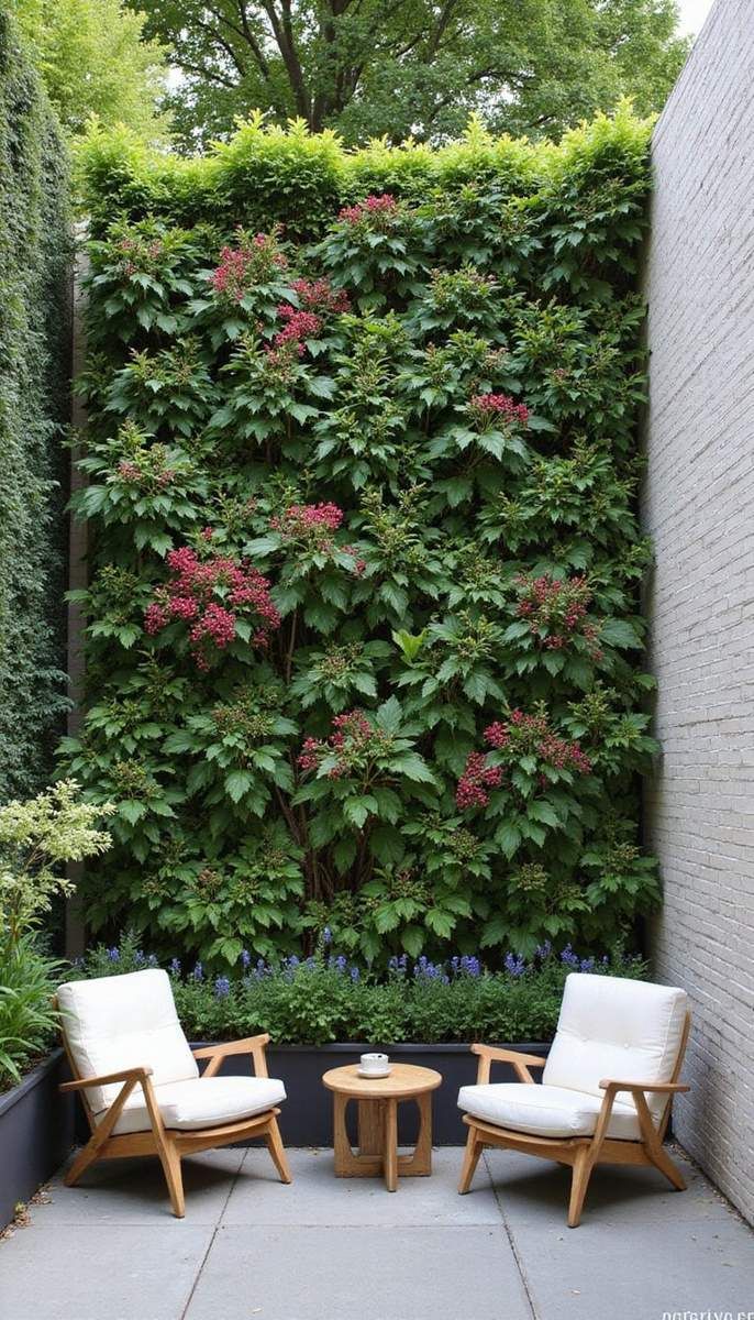 Vertical gardens maximize space