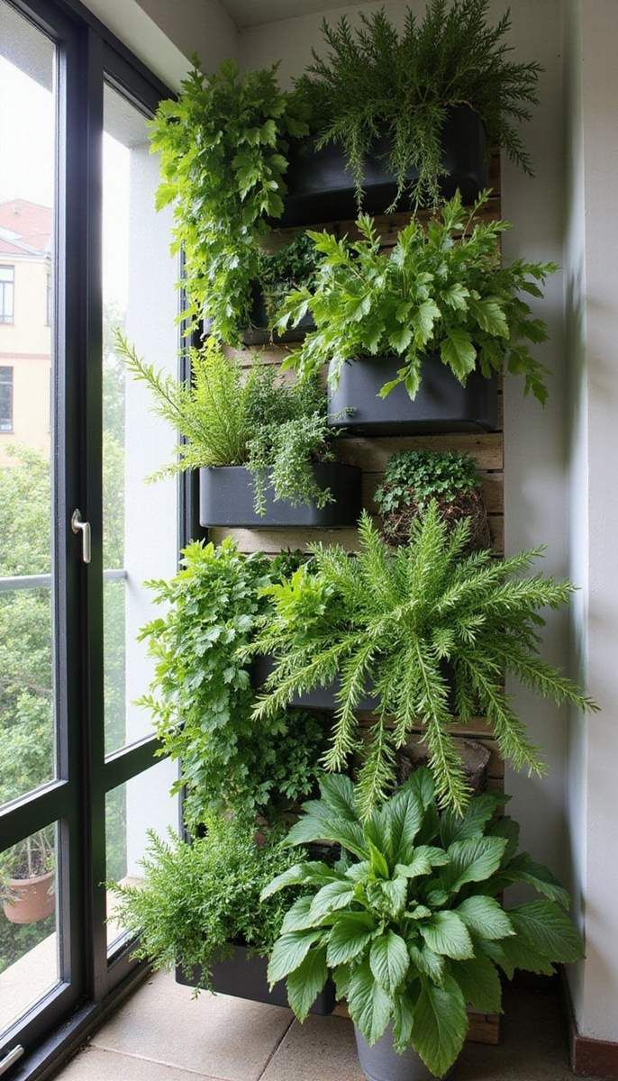 Vertical Gardens to Maximize Space