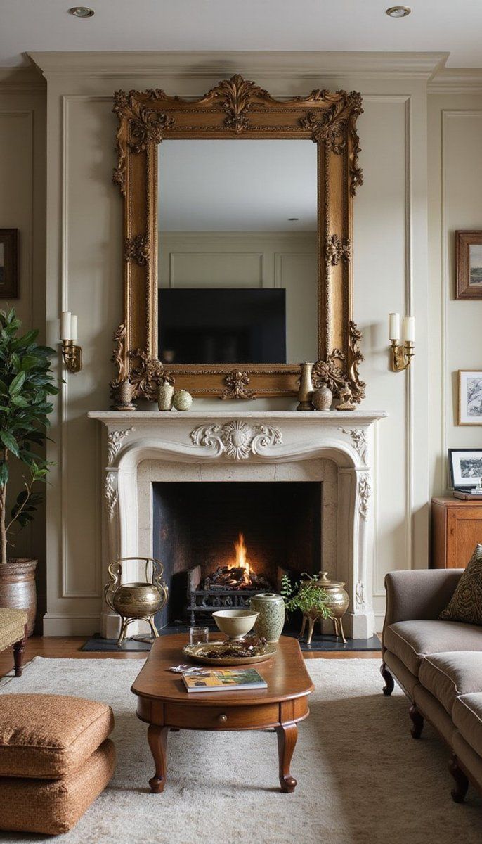 Vintage Mirror with a Tech Twist