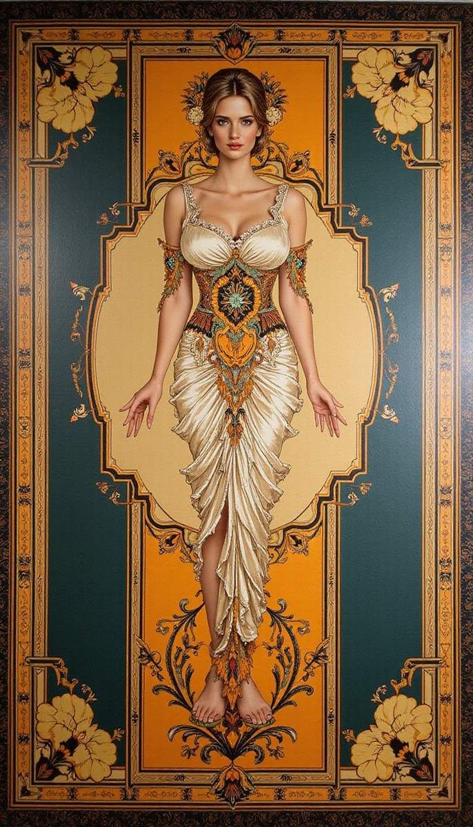 Vintage Wall Murals with Art Deco Themes