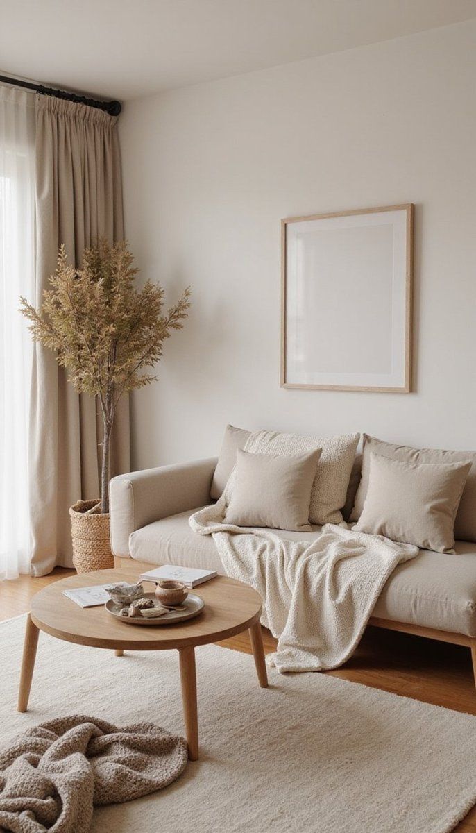 Warm neutrals for a cozy retreat