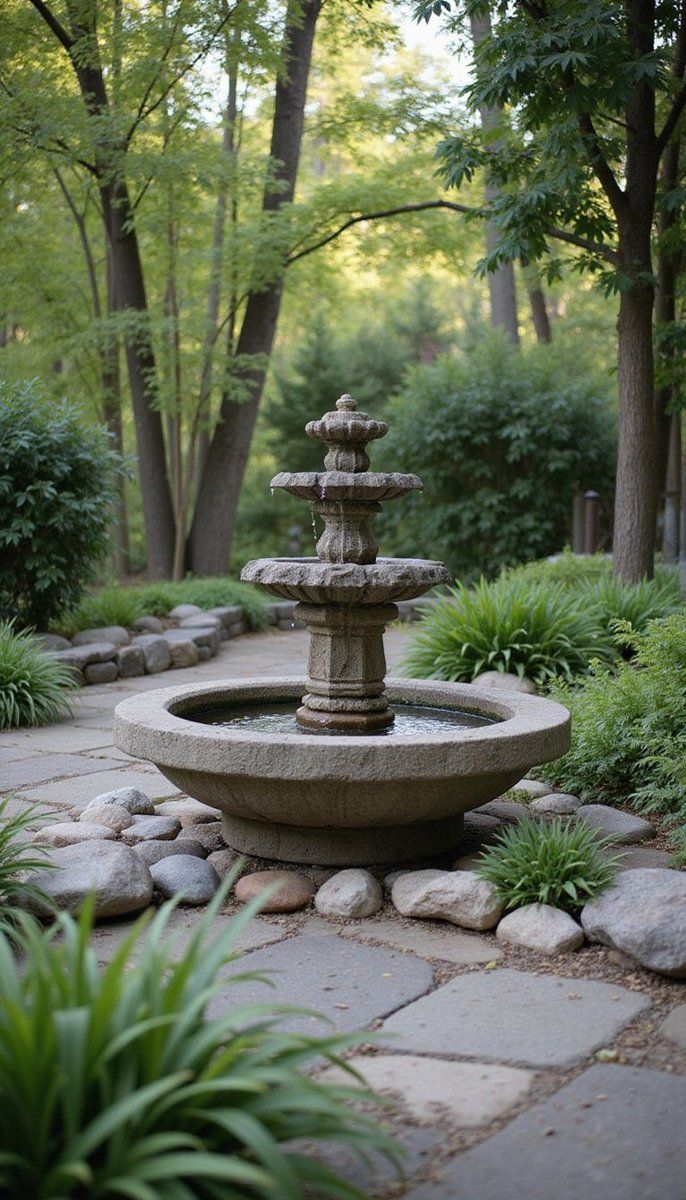 Water features for tranquil vibes