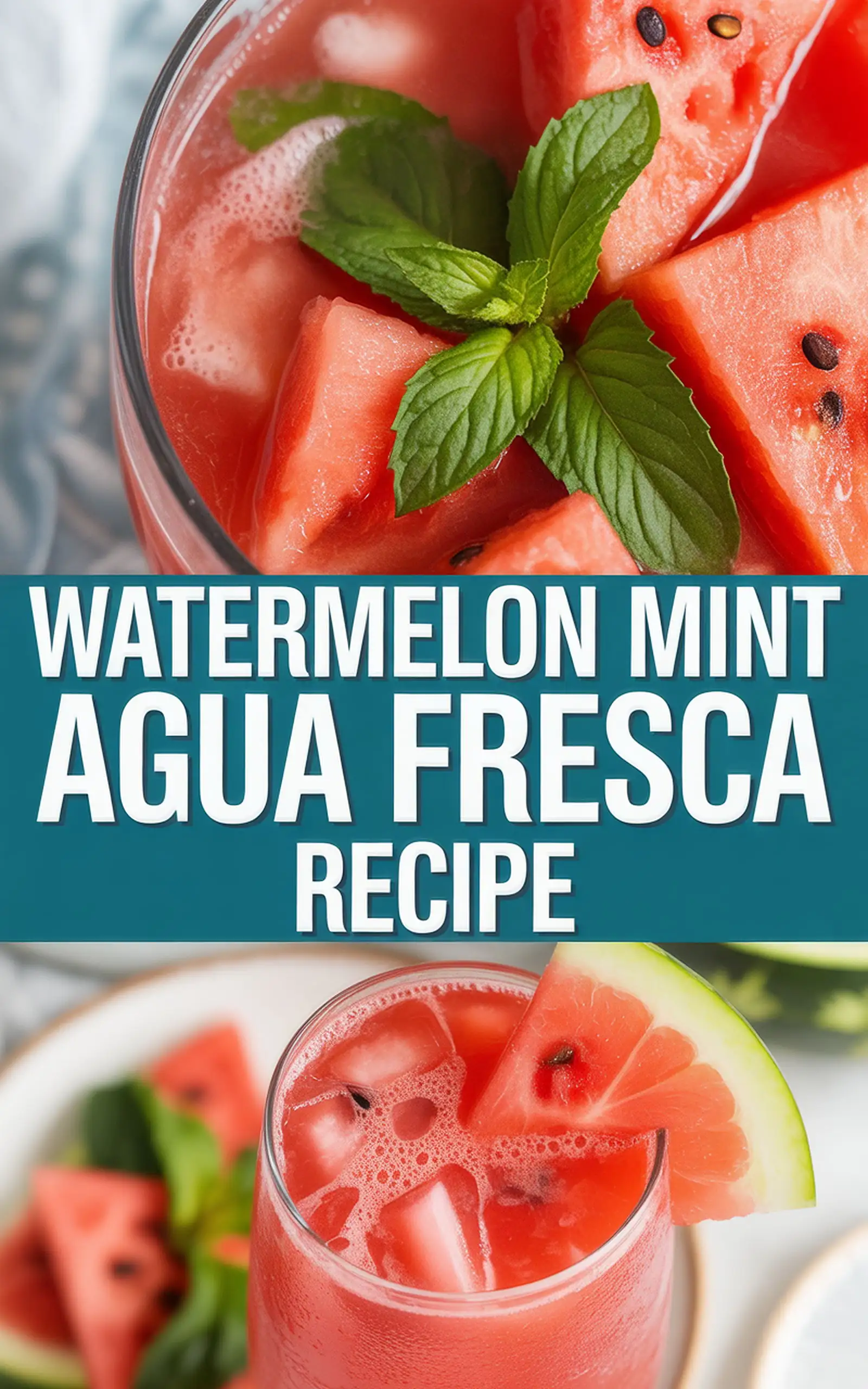 Watermelon Mint Agua Fresca Recipe recipe idea in stylish layout