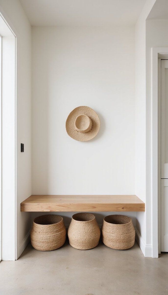 Woven baskets for stylish storage