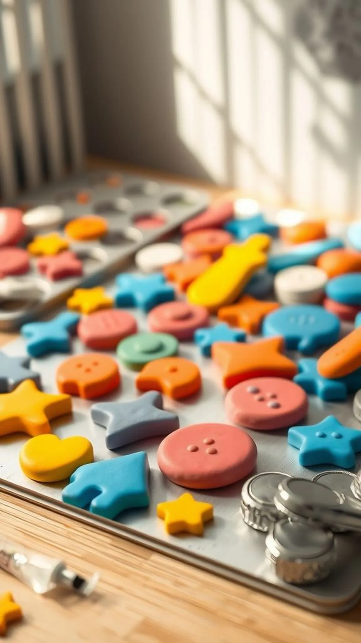 Playful refrigerator magnets with charm