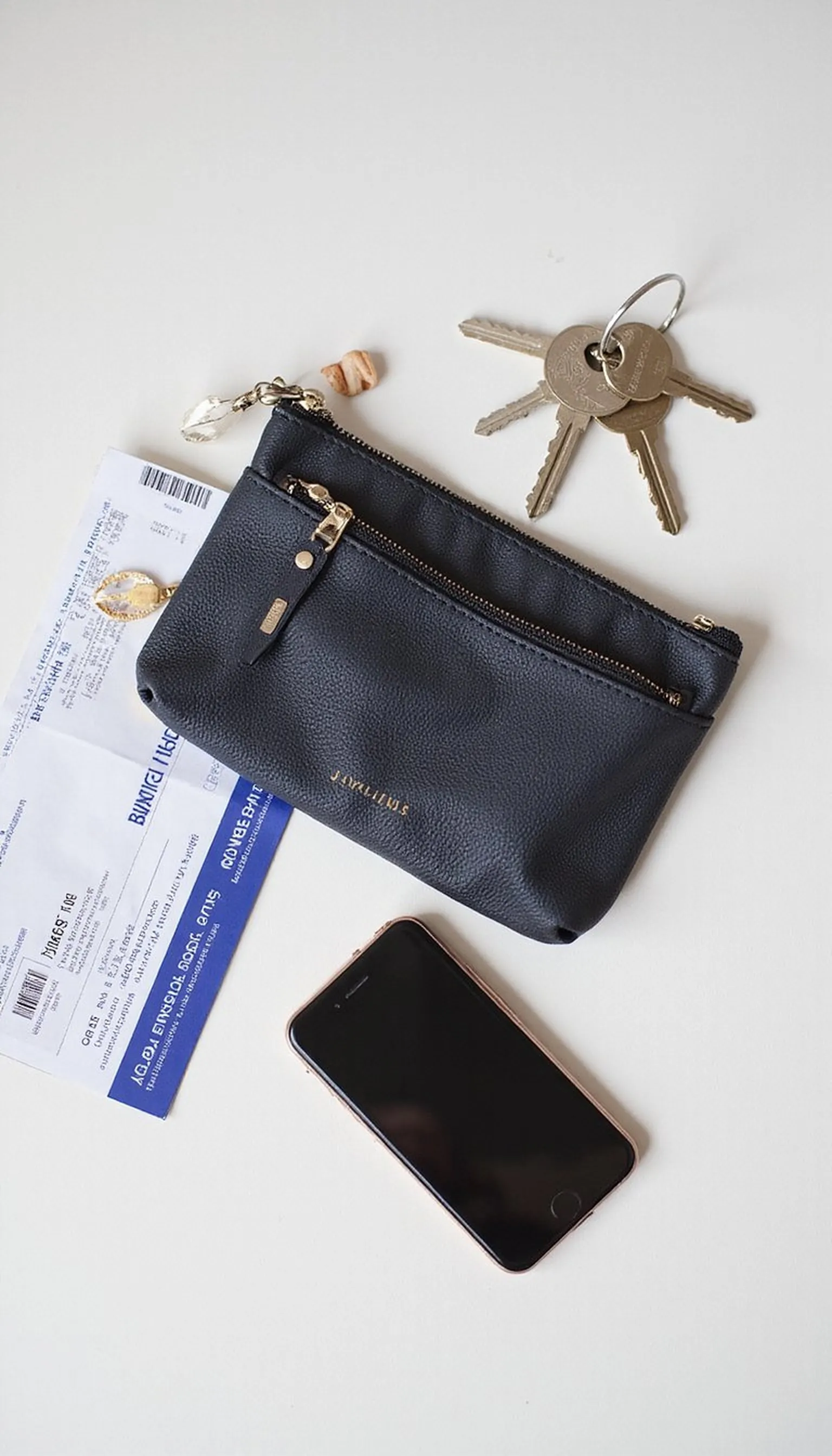 Empty pockets before reaching the scanner