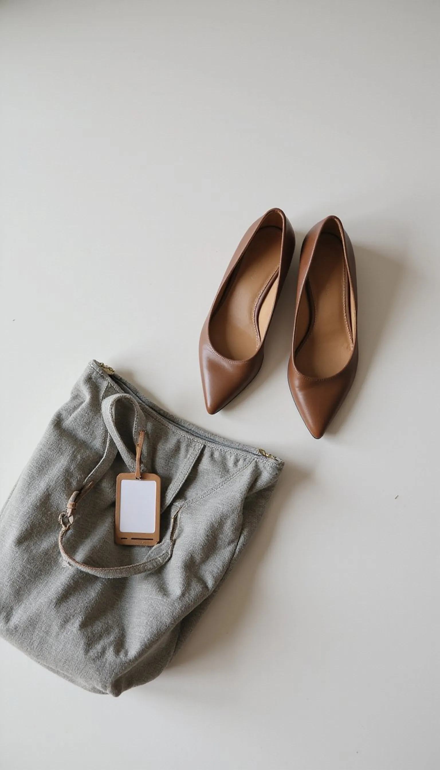 Separate shoes in a dedicated shoe bag
