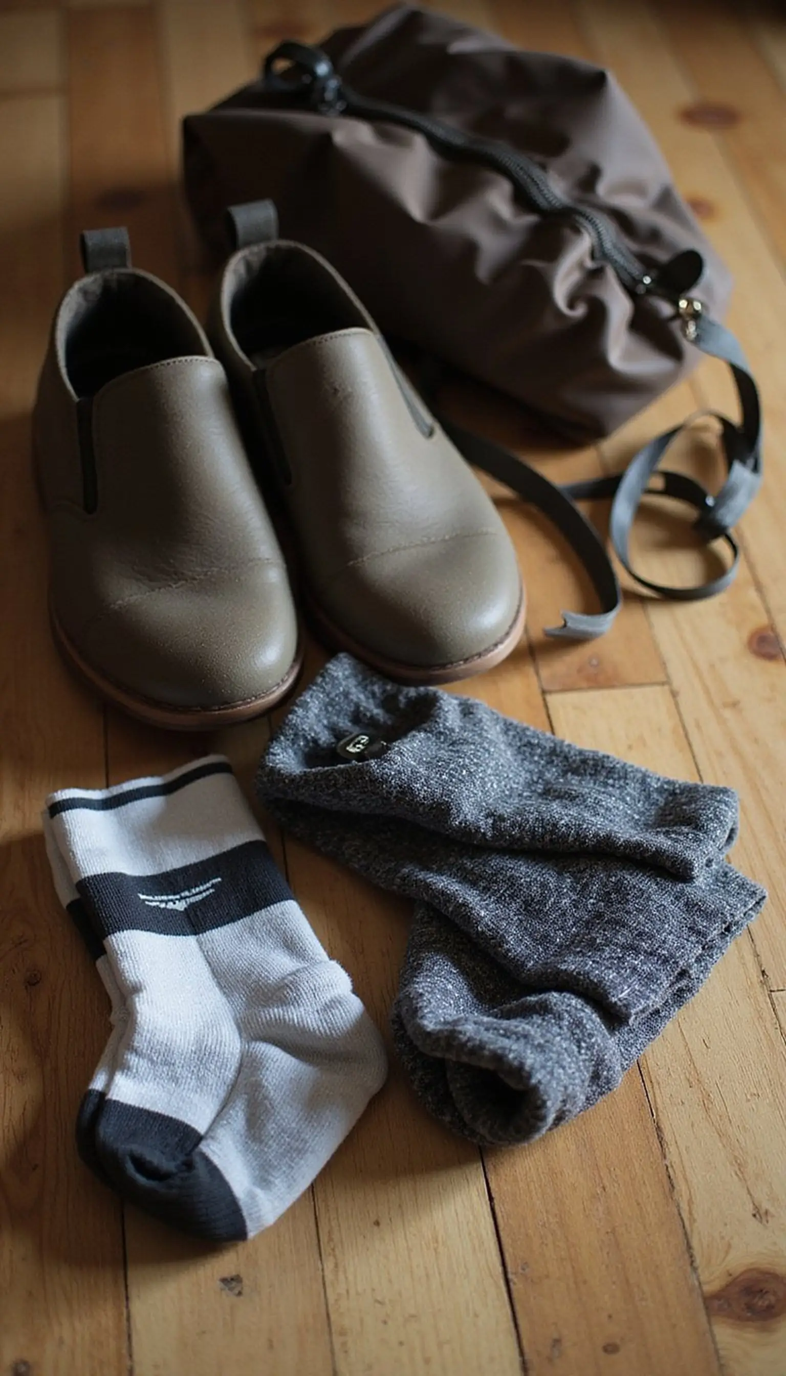 Choose shoes that support and slip on easily