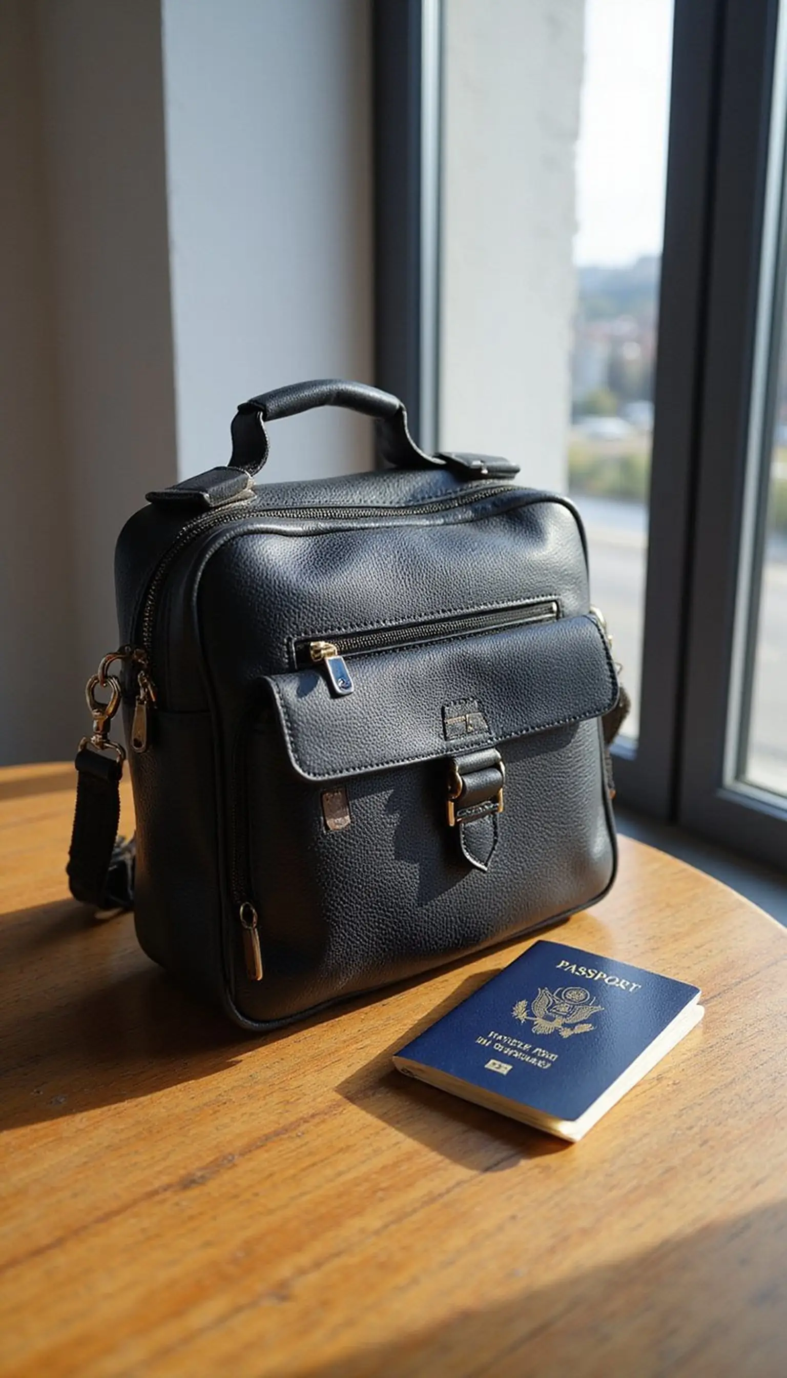 Secure a crossbody bag for hands-free balance