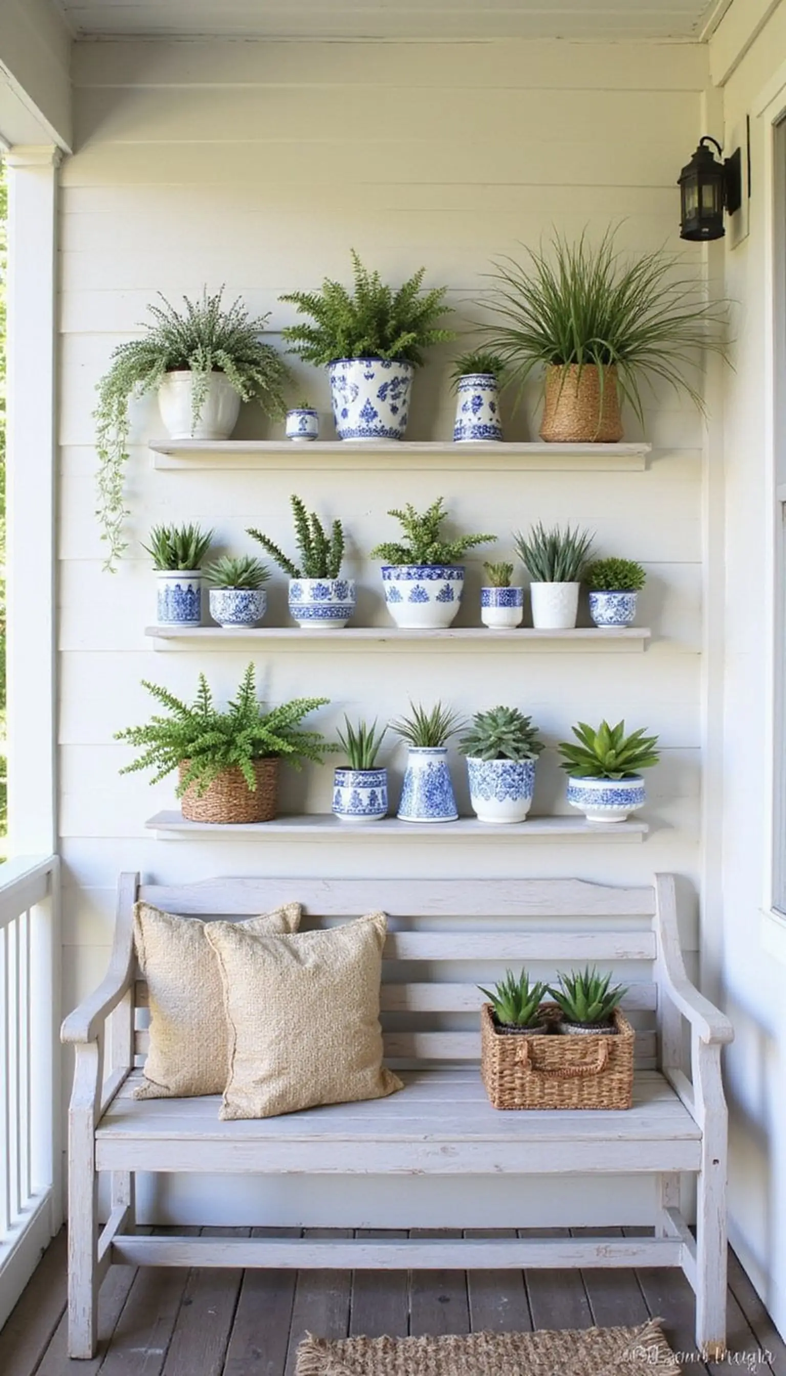 Blue and white ceramics for classic summer charm