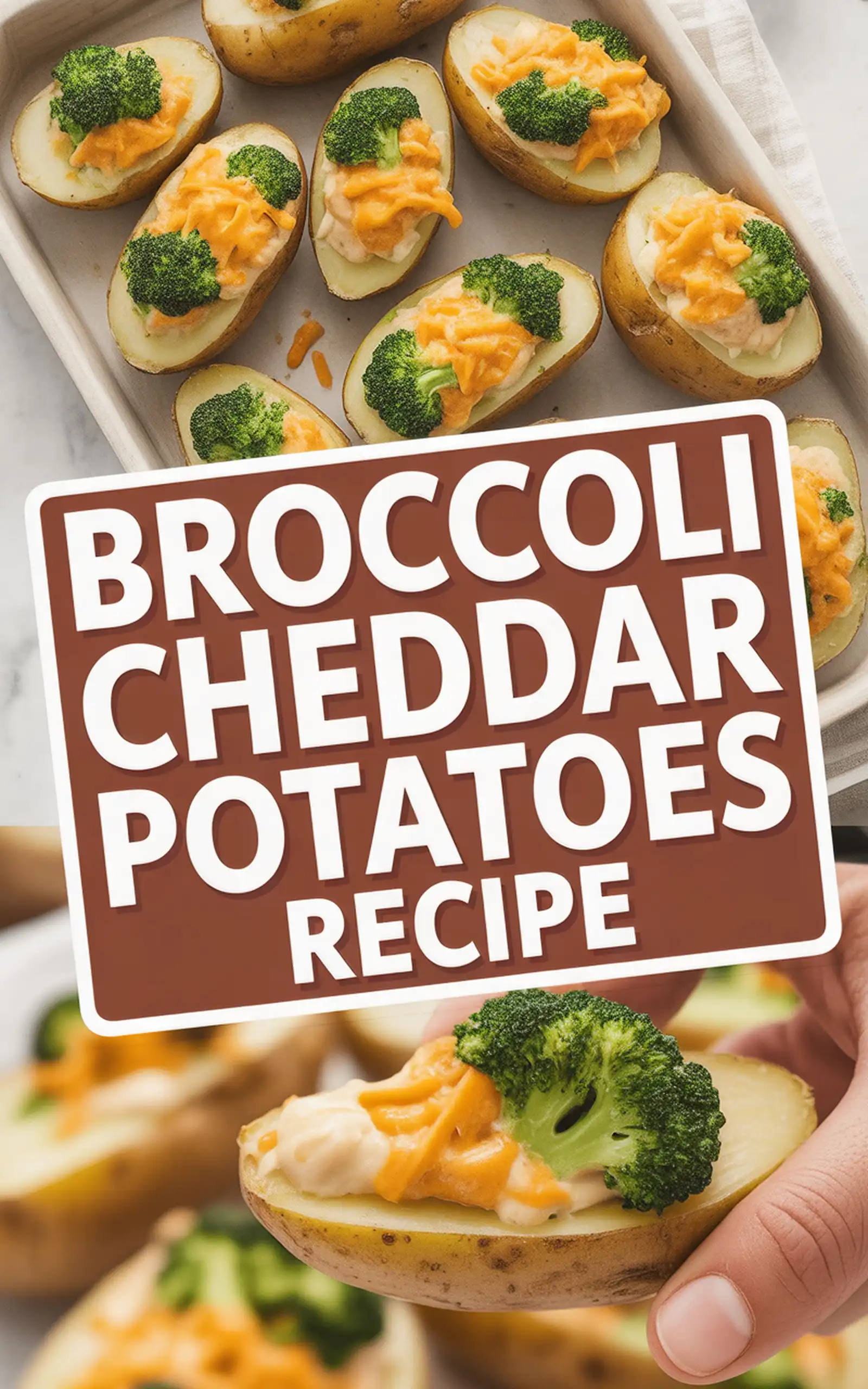 Broccoli Cheddar Stuffed Potatoes Recipe - easy recipe with step by step instructions