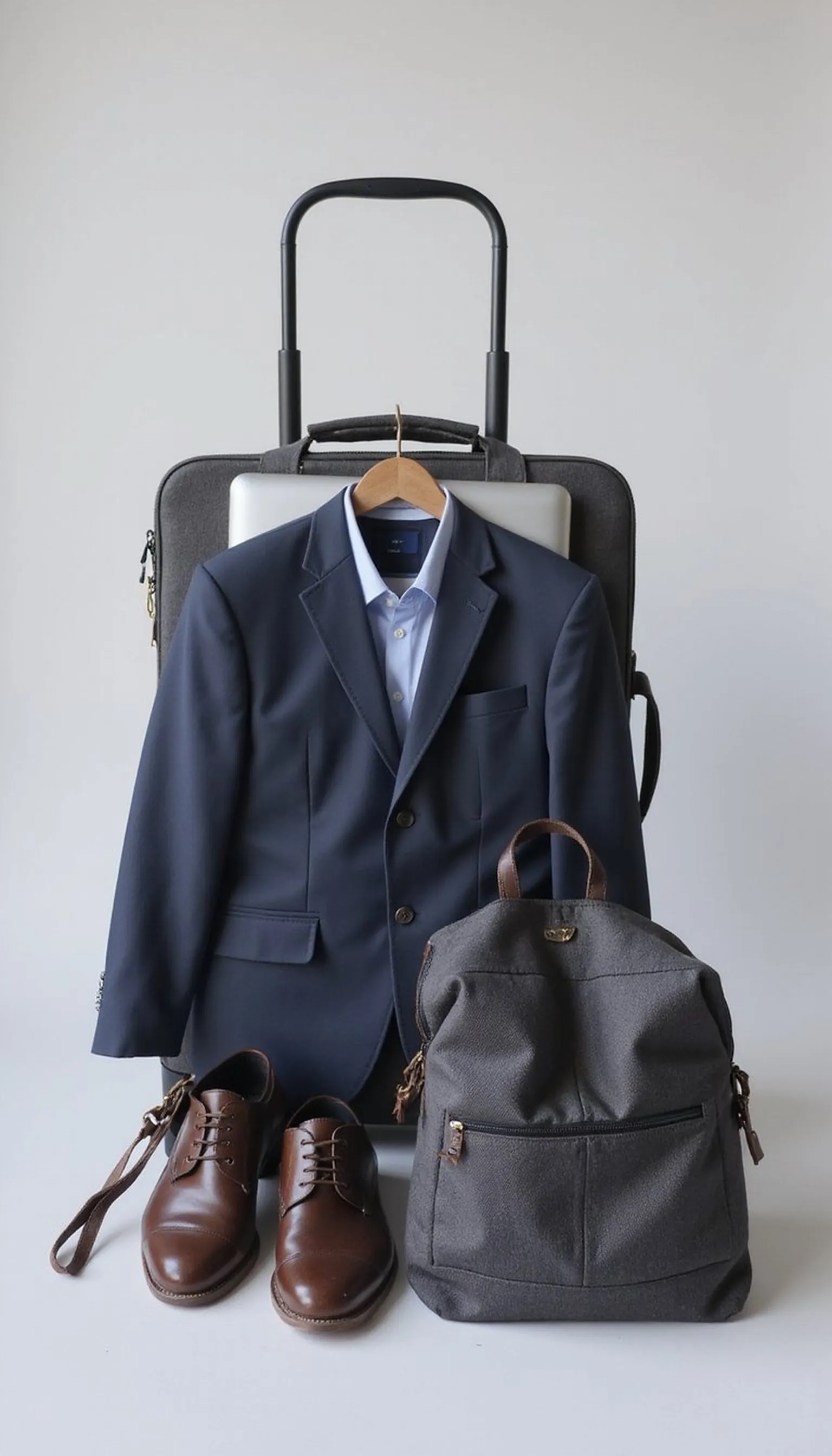 Business carry-on: ready for meetings on arrival