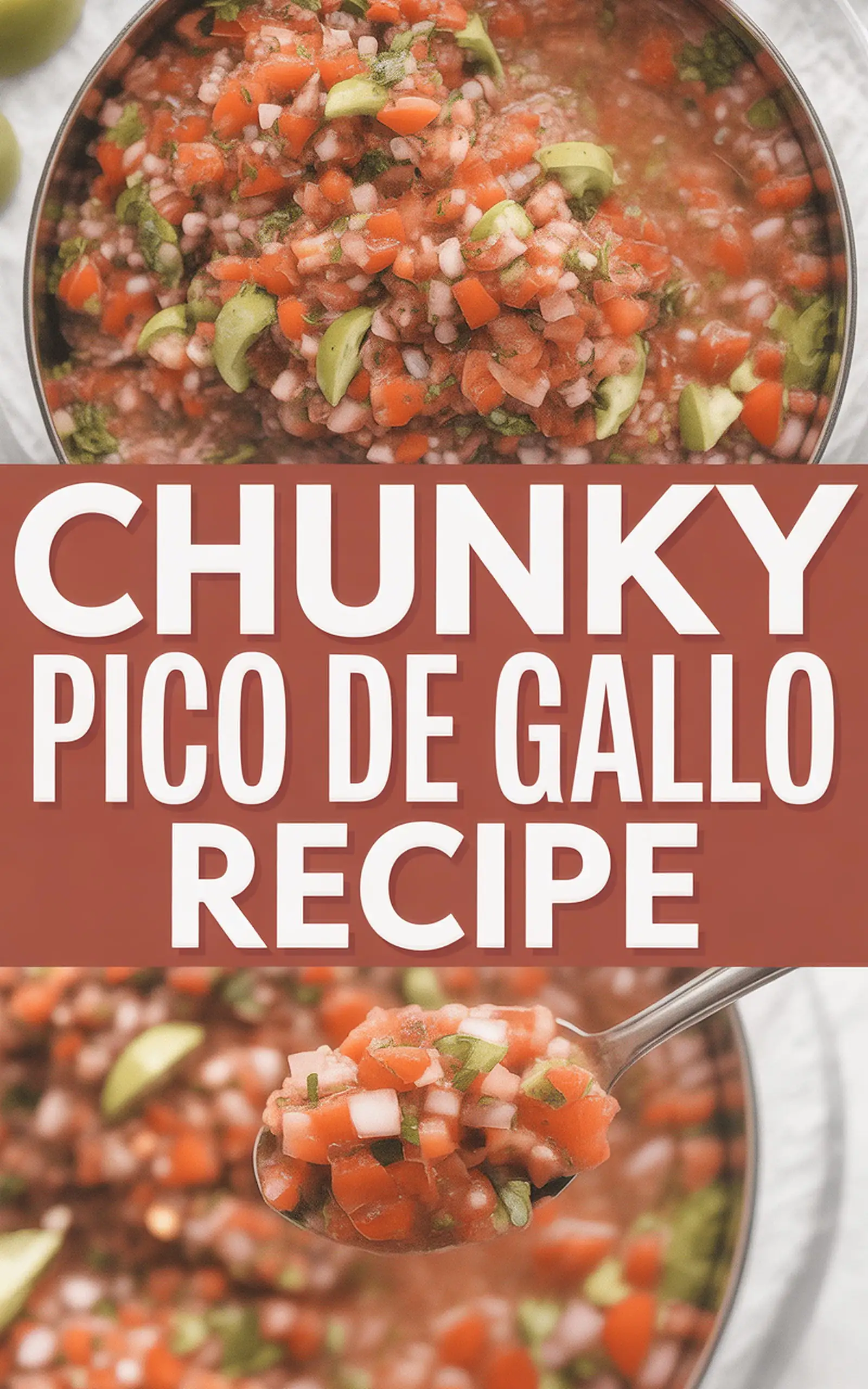 Chunky Pico de Gallo Recipe - easy recipe with step by step instructions