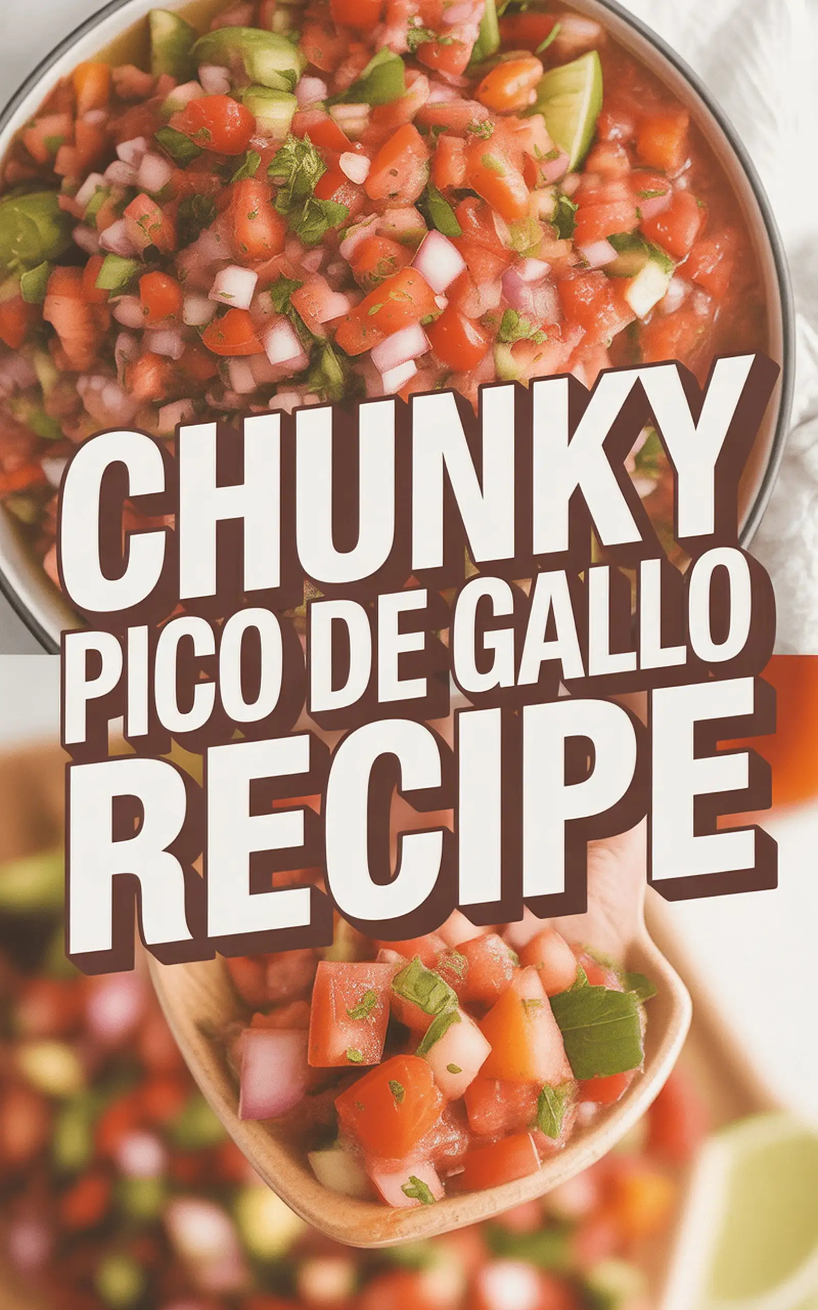 Chunky Pico de Gallo Recipe - easy recipe with step by step instructions